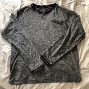 🌲Knit Heritage | Mens Cotton Henley Shirt